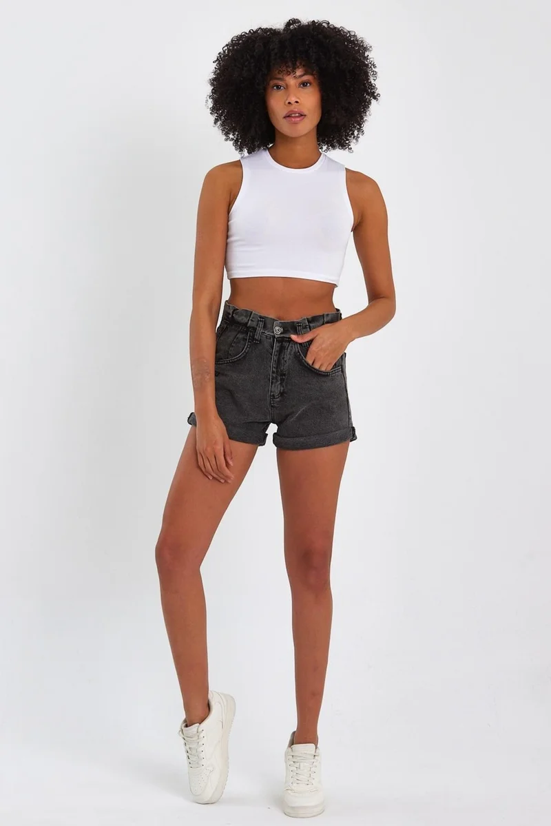 Alexander Gardi Special Collection Denim Mini Shorts (4012S)