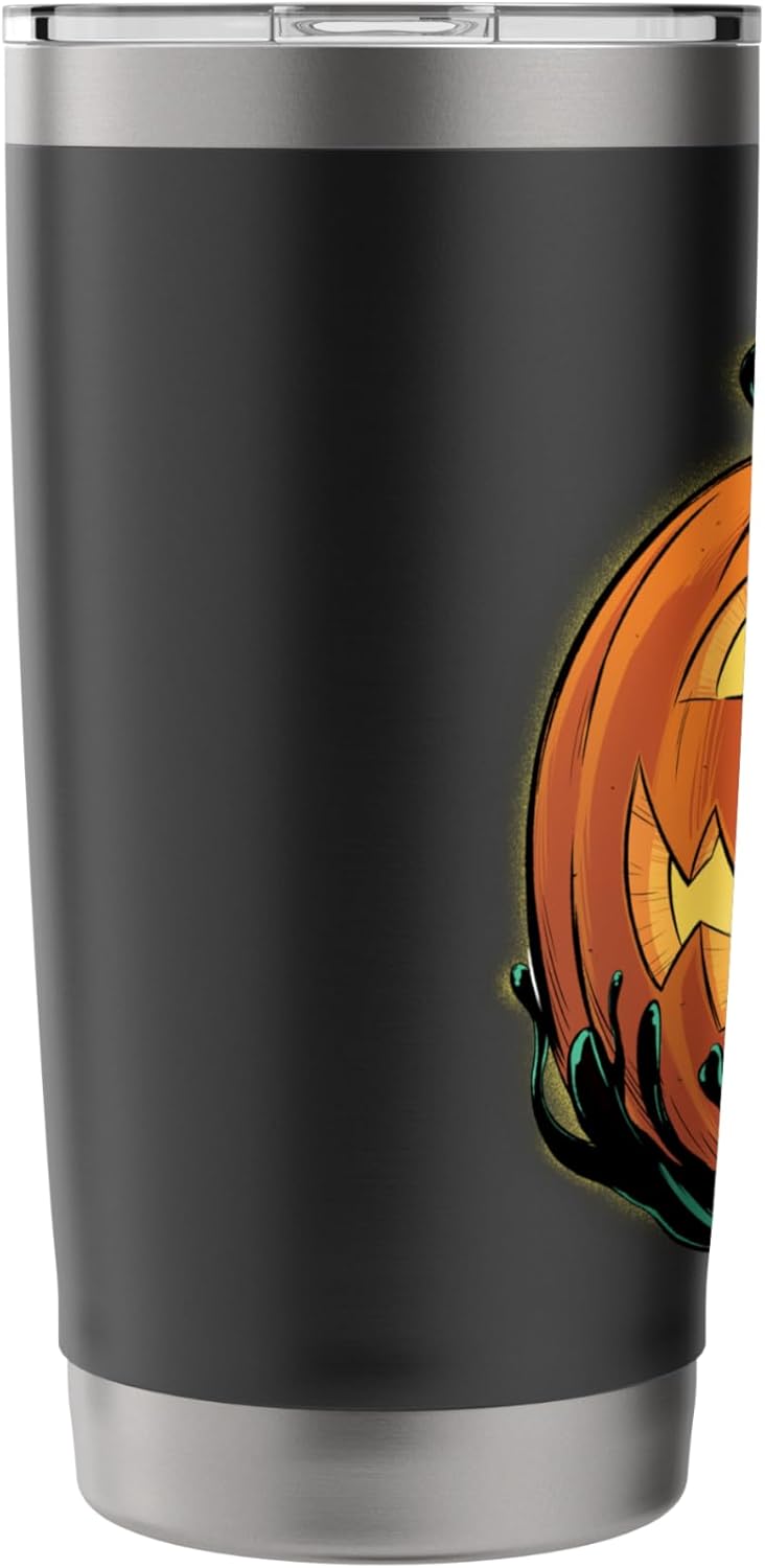 Marvel Venom Halloween Symbiote Pumpkin JackOLantern Stainless Steel Insulated Tumbler - Image 4