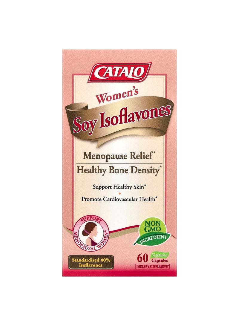Women's Soy Isoflavones, 60 Vegetarian Capsules (125 mg Per Capsule)