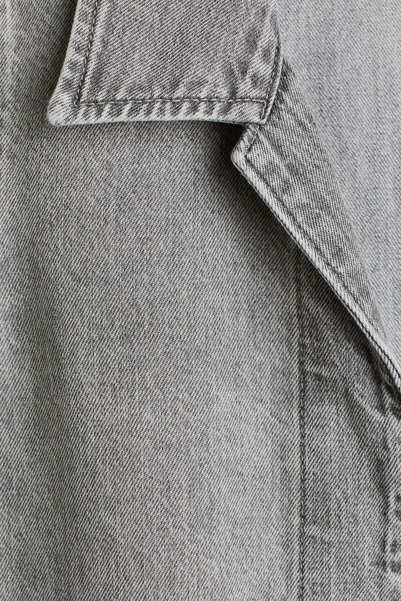 H&M Tie-front denim jacket