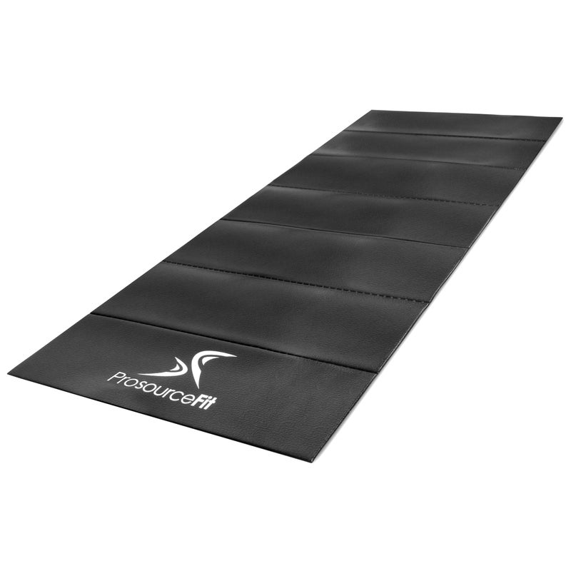 ProsourceFit Treadmill & Exercise Equipment Mats, Folding (7â€™L x 3â€™W x Â¼â€T) High Density PVC Floor Protector