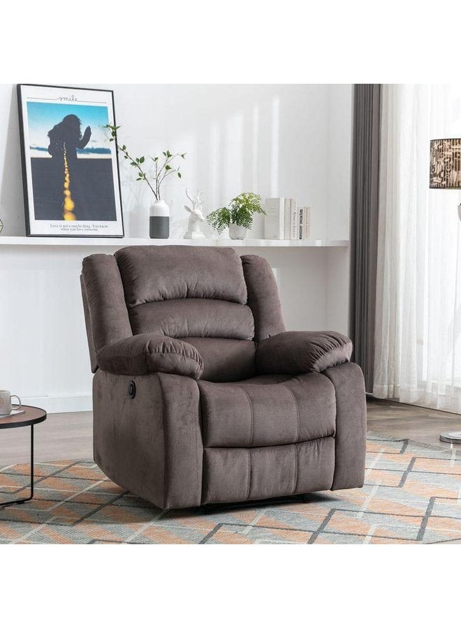 هاوزيت كرسي استرخاء بثلاث حركات، بني، ٩٠ عرض × ٨٠ طول × ١٠٠ ارتفاع