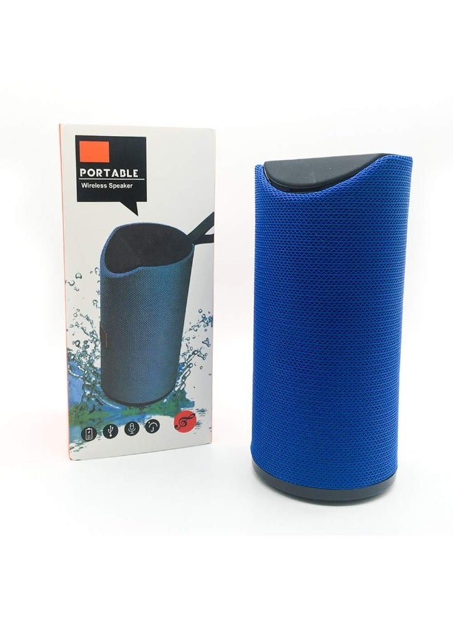 Portable Wireless Bluetooth Speaker TG-113 | micro Charge | TF Card | USB Drive | Hands-Free Calling | Small Size | Pure Sound | Havy Bazz | (Blue) - Image 1