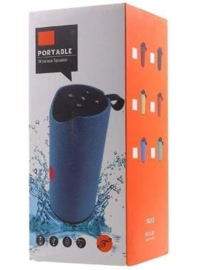 Portable Wireless Bluetooth Speaker TG-113 | micro Charge | TF Card | USB Drive | Hands-Free Calling | Small Size | Pure Sound | Havy Bazz | (Blue) - Image 3