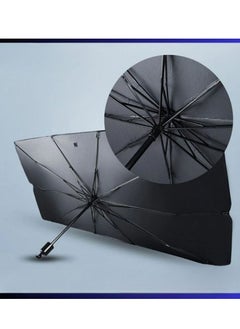 AWD Car Windshield Sunshade Cover, Folding Car Sunshade Umbrella for Windshield, Blocks Harmful Ultraviolet Rays, Protects Car Interior, Keeps Car Cool, for Cars Trucks Windshield Covers.  - Image 2