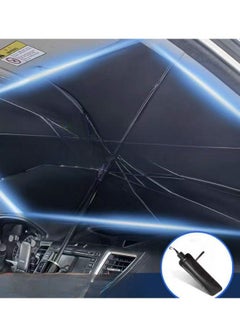 AWD Car Windshield Sunshade Cover, Folding Car Sunshade Umbrella for Windshield, Blocks Harmful Ultraviolet Rays, Protects Car Interior, Keeps Car Cool, for Cars Trucks Windshield Covers.  - Image 4