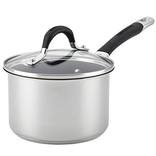 Circulon Momentum Stainless Steel Nonstick 2-Quart Covered Saucepan - Image 1