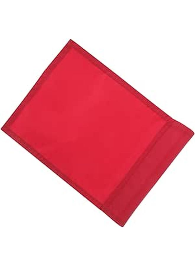 Portable Red Nylon Golf Practice Flag Putting Green Training Aid For Backyard Driving Range - Image 1