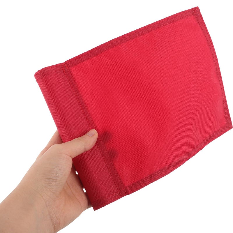 Portable Red Nylon Golf Practice Flag Putting Green Training Aid For Backyard Driving Range - Image 5