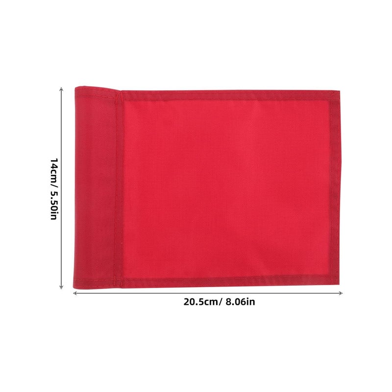 Portable Red Nylon Golf Practice Flag Putting Green Training Aid For Backyard Driving Range - Image 3