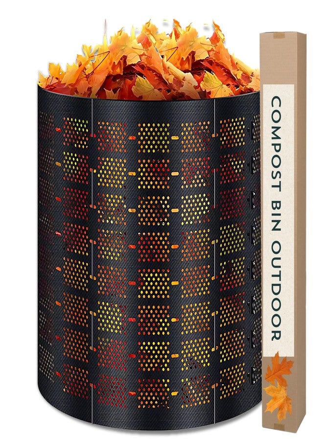 SunVara Compost Bins Outdoor Compost Bin Outdoor Composter Easy Assembling Large Capacity Yard Waste Bins Compost Bin Outside Outdoor Composting Bins - Image 1