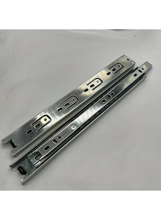 16 Inch 2pcs Full Extension Noiseless Drawer Slides Heavy Duty Ball Bearing Slide Kit - Image 2