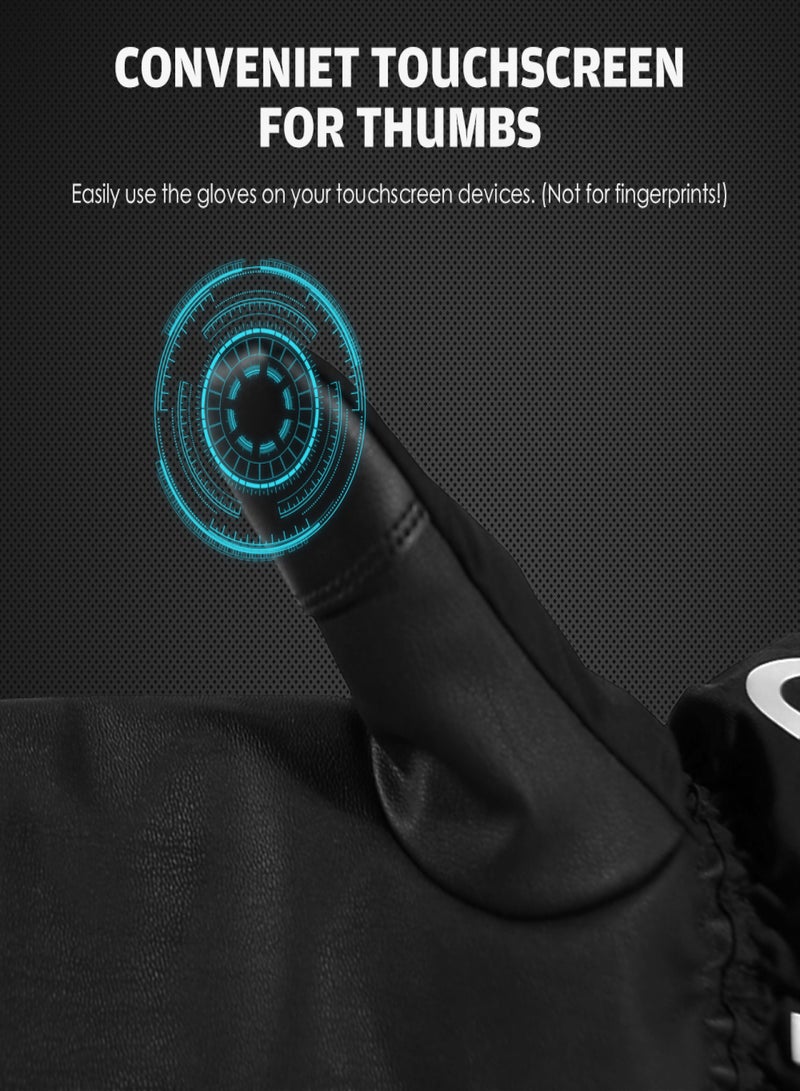 BOODUN Winter Ski Snow Mittens Women Men Water Touchscreen Warm Gloves for Snowboarding Skiing Outdoor Sports - Image 4