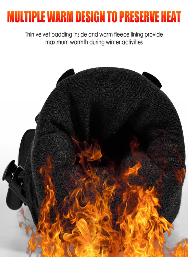 BOODUN Winter Ski Snow Mittens Women Men Water Touchscreen Warm Gloves for Snowboarding Skiing Outdoor Sports - Image 5