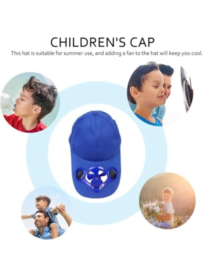 Solar Fan Hat | Summer Cap with Fan | Fan Hat to Keep Cool, Solar Power Fan Cap, Baseball Golf Hat Cool Your Face in Hot Sun Summer  - Image 4