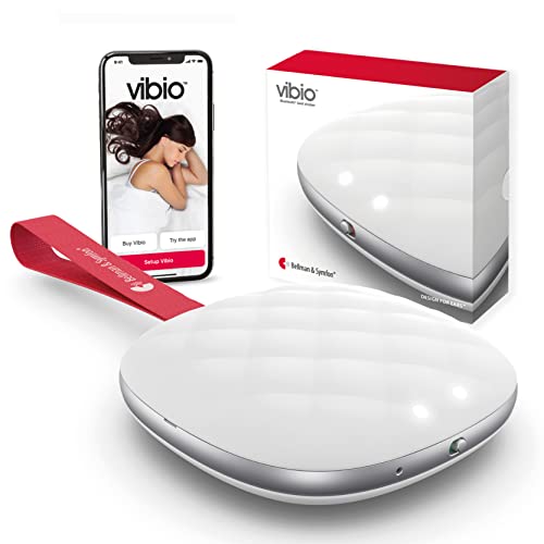 Bellman & Symfon Bellman Symfon Vibio Bluetooth Bed Shaker Silent Vibrating Travel Alarm Clocks for Heavy Sleepers Portable Rechargeable Clock with Multiple Alarms Call and Message Alerts Easy to Pack for Trips - Image 1
