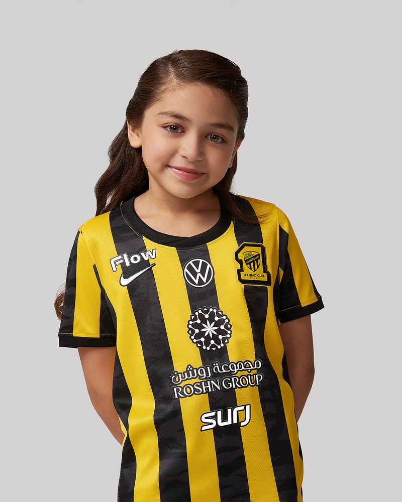 Nike Al Ittihad 25/26 Kids Home Jersey - Image 3