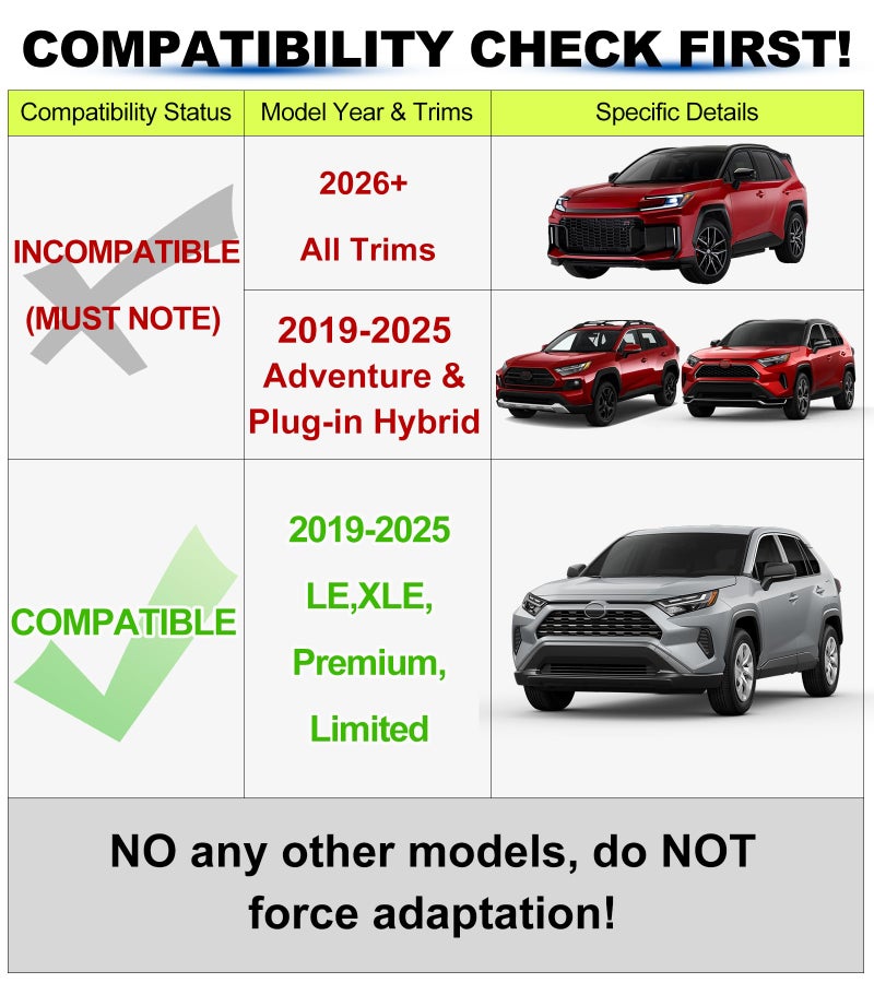 NEOXIST Direct-Snap Front Grill Lights for 2019-2025 Toyota RAV4 Accessories Raptor Light RAV 4 XL XLE Premium Limited Only (RGB) - Image 2