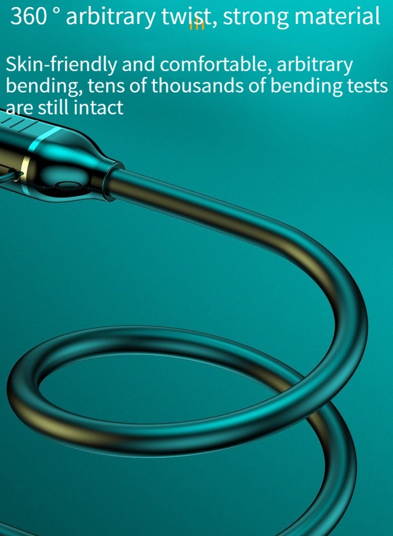 In-ear neck wireless Bluetooth headset digital display long endurance running sports headset black - Image 5