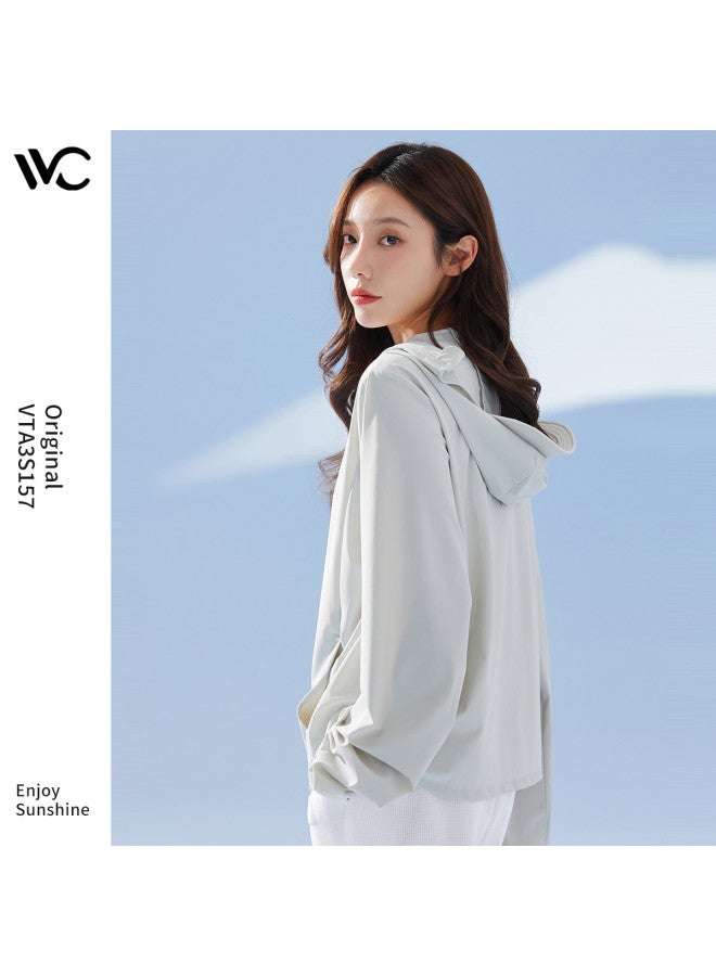 VVC أفضل مبيع لحماية الشمس في الهواء الطلق】عباءة رياضية أنيقة بغطاء رأس بأكمام طويلة للنساء - ملابس خارجية مقللة للوزن - Image 3