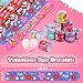 Genuvi Valentines Slap Bracelets for Kids 36PCS Valentines Day Gifts for Kids Bulk Snap Bracelets Valentine Party Favors Goodie Bag Stuffers Treats Student Classroom Exchange Prizes Decorations Accessories - Image 4