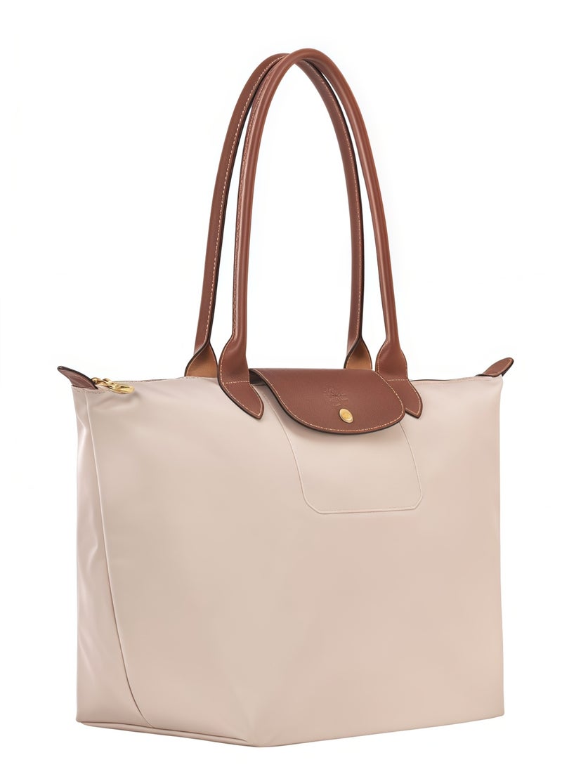 Longchamp Medium Tote Bag for Women, Foldable Bag With Zipper Shoulder Bag, Handbag for Travel, Work - Image 4