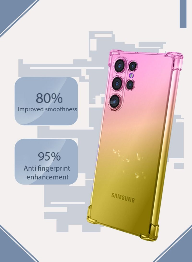 Samsung Galaxy S23 ULTRA Case Cover, Flexible TPU Soft Edge Protector,Soft Silicone Shockproof Anti-Scratch Protective Bumper Case Corner for Samsung Galaxy S23 ULTRA - Image 5