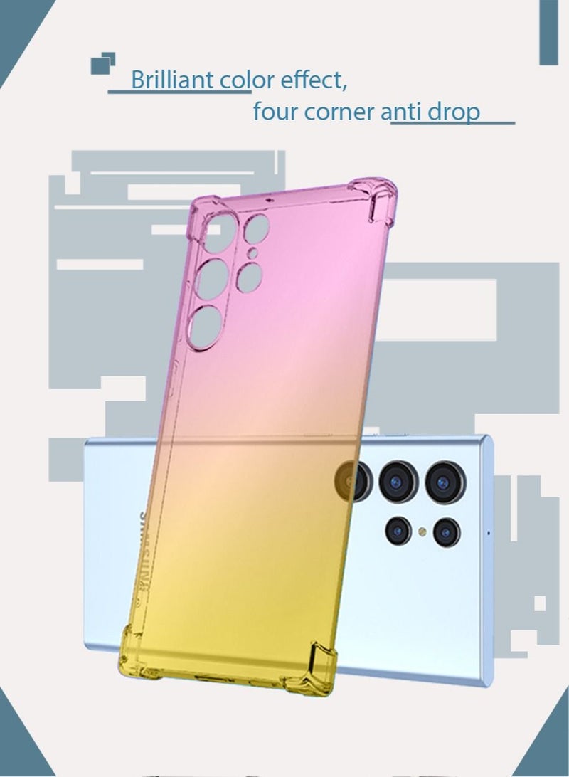 Samsung Galaxy S23 ULTRA Case Cover, Flexible TPU Soft Edge Protector,Soft Silicone Shockproof Anti-Scratch Protective Bumper Case Corner for Samsung Galaxy S23 ULTRA - Image 3