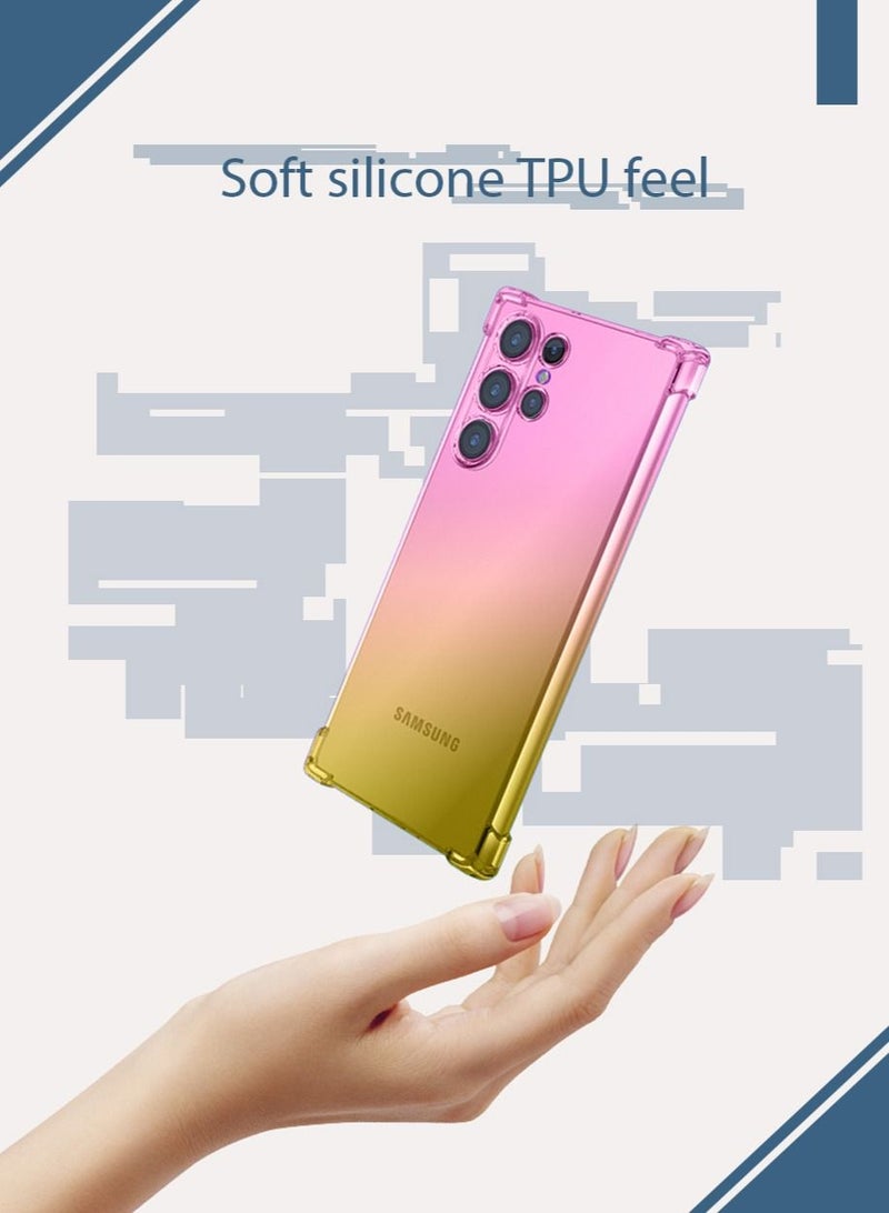 Samsung Galaxy S23 ULTRA Case Cover, Flexible TPU Soft Edge Protector,Soft Silicone Shockproof Anti-Scratch Protective Bumper Case Corner for Samsung Galaxy S23 ULTRA - Image 4