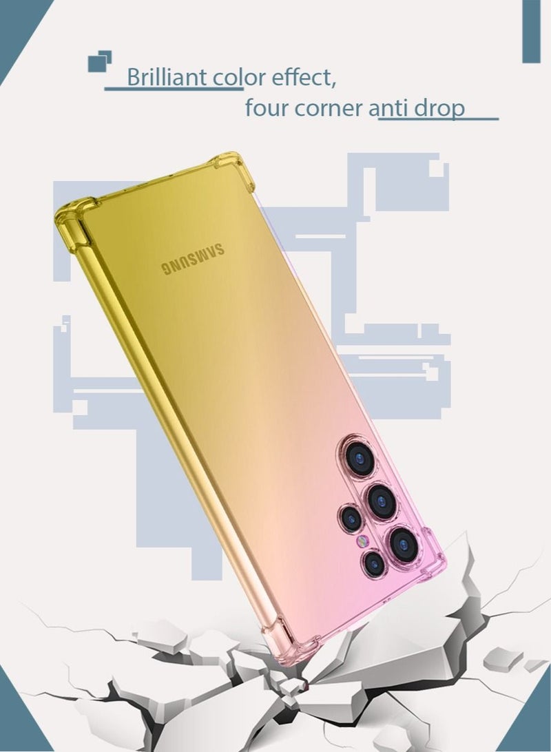 Samsung Galaxy S23 ULTRA Case Cover, Flexible TPU Soft Edge Protector,Soft Silicone Shockproof Anti-Scratch Protective Bumper Case Corner for Samsung Galaxy S23 ULTRA - Image 2