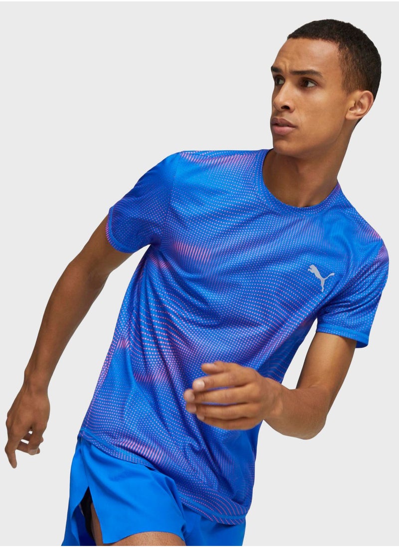 PUMA - Run Favorite Aop T-Shirt - Image 1