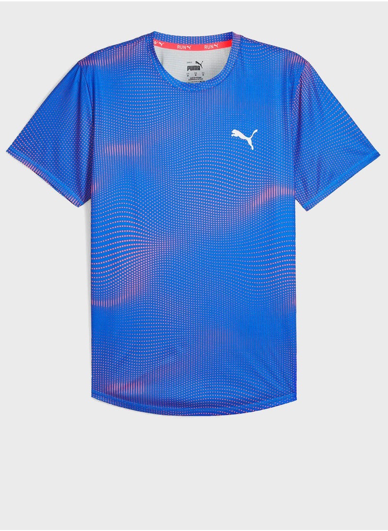 PUMA - Run Favorite Aop T-Shirt - Image 1