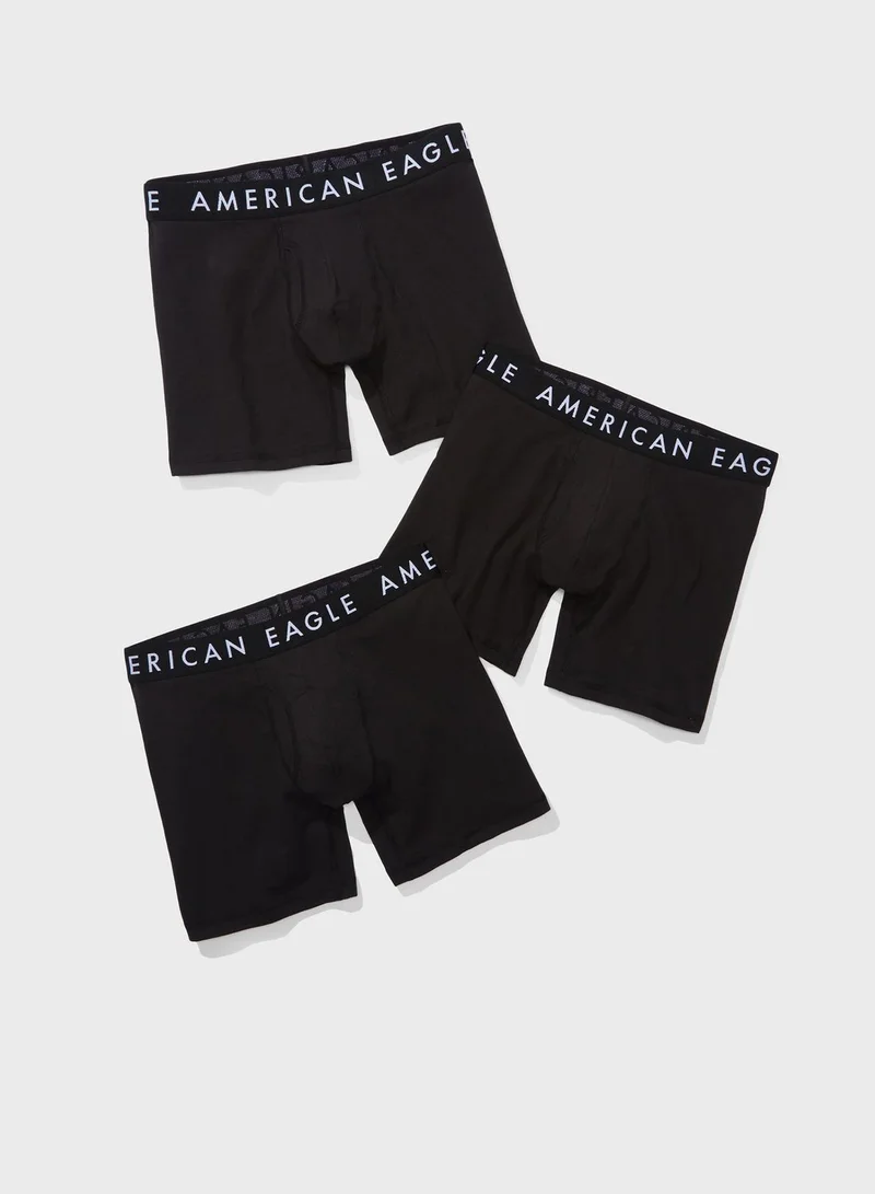 American Eagle 3 Pack Classic Logo Band Boxer