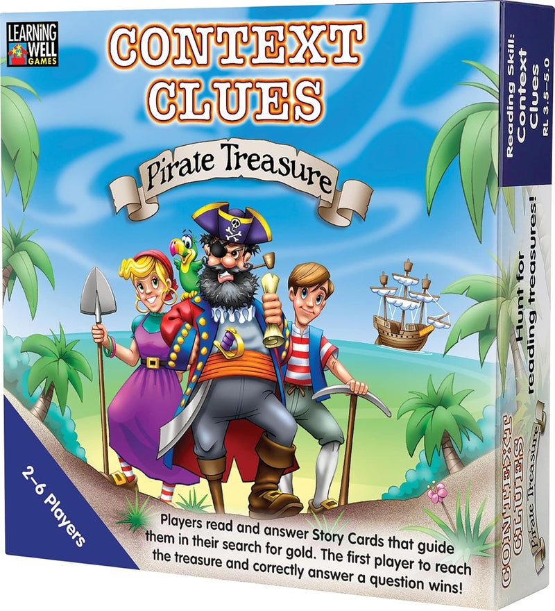 Edupress Context Clues Game - Pirate Treasure Edition for Reading Skills - Image 1