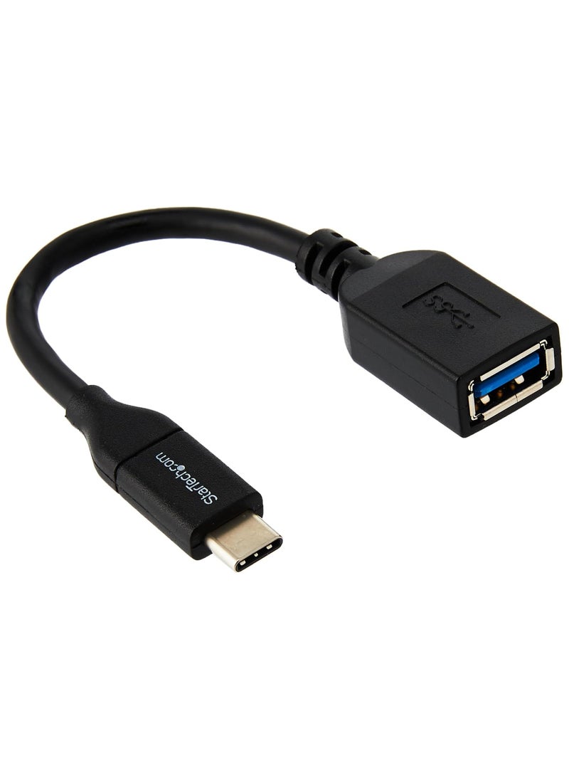 StarTech StarTechcom USBC to USB Adapter  USB 30 5Gbps  6in  USBIF Certified  USBC to USBA  USB 32 Gen 1  USB C Adapter  USB Type C USB31CAADP  - Image 1