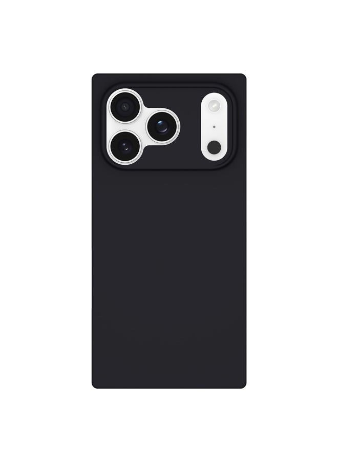 Flaunt Official Square Protective Case - Compatible with iPhone 17 Pro - Compatible with MagSafe & Wireless Charging - Drop-Tested & Shockproof - (Matte Black) - Image 1
