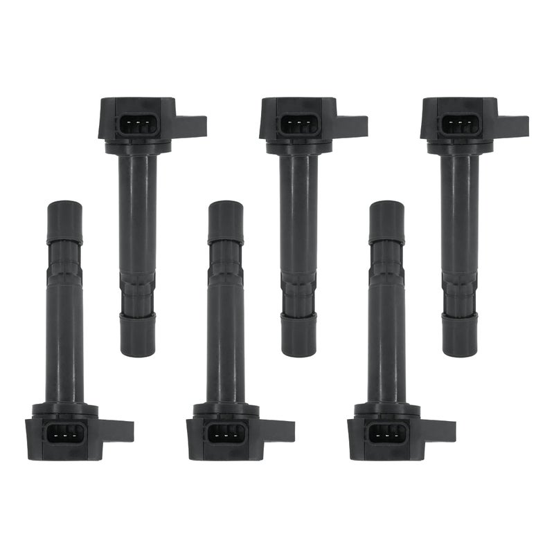 Marsram Ignition Coil Pack set of 6 Compatible with 2005 2006 2007 2008 Acura CL RL TL 2001 2002 2003 Honda Accord Odyssey Pilot Civic 17L 30L 32L 35L Replacement for UF242 C1221 30520P8EA01