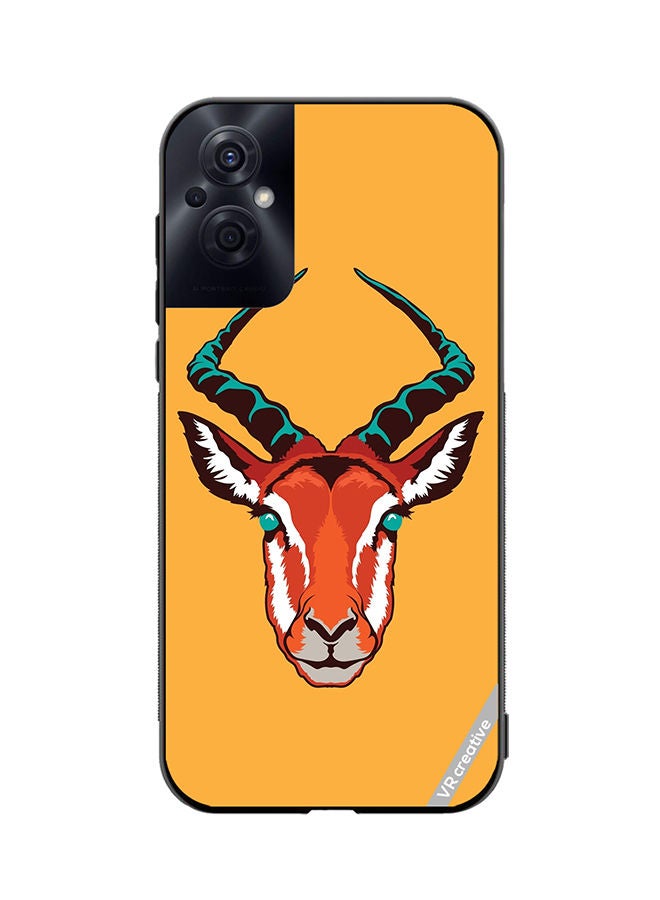 VR CREATIVE Protective Case Cover For Oppo Reno8 Z Arabian Oryx Design Multicolour - Image 1