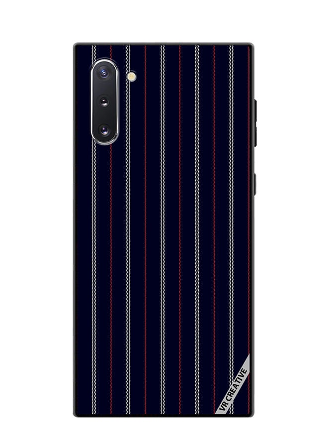 VR CREATIVE Protective Case Cover For Samsung Galaxy Note10 5G Strips Design Multicolour - Image 1