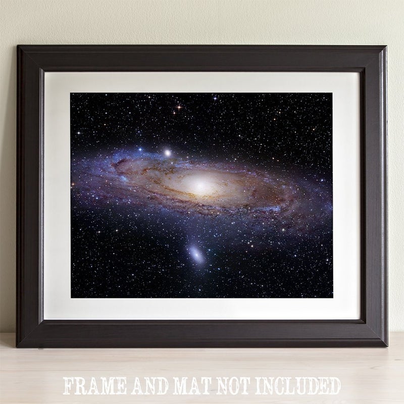 Make Em Laugh Astronomy Poster - The Milky Way Galaxy - 11x14 Unframed Art Print - Vintage Posters for Dark Academia  Space Poster for Astronomers and Space Exploration Enthusiasts  Astronomy Decor - Image 1