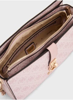 GUESS Zamira Top Zip Shoulder Bag  - Image 5