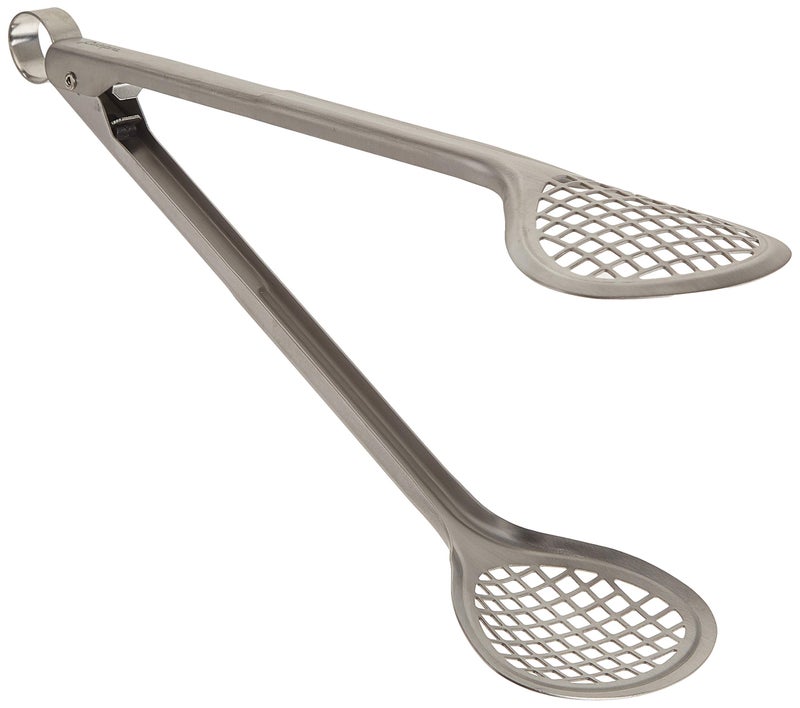 Cuisipro Stainless Steel Wide GrillFry Tongs 12Inch