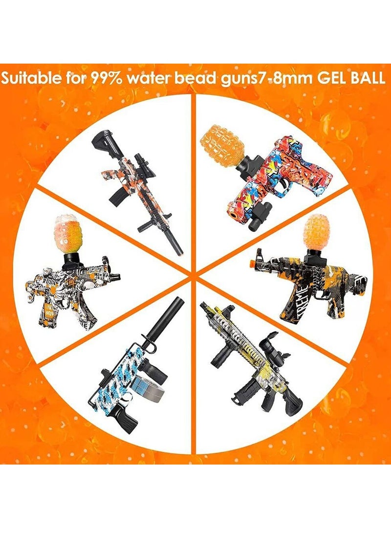 Generic - Water Balls Beads Refill Ammo (7-8 mm,1 Pack,12000 Pieces Per Pack),Gel Splater Ball Blaster Bullets Made of Non-Toxic Eco Friendly Water Ball Compatible with Splatter Gall Gun - Image 1
