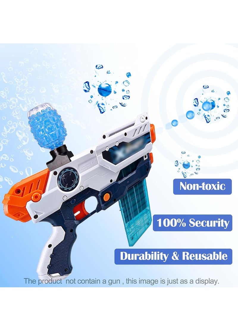 Generic - Water Balls Beads Refill Ammo (7-8 mm,1 Pack,12000 Pieces Per Pack),Gel Splater Ball Blaster Bullets Made of Non-Toxic Eco Friendly Water Ball Compatible with Splatter Gall Gun - Image 1