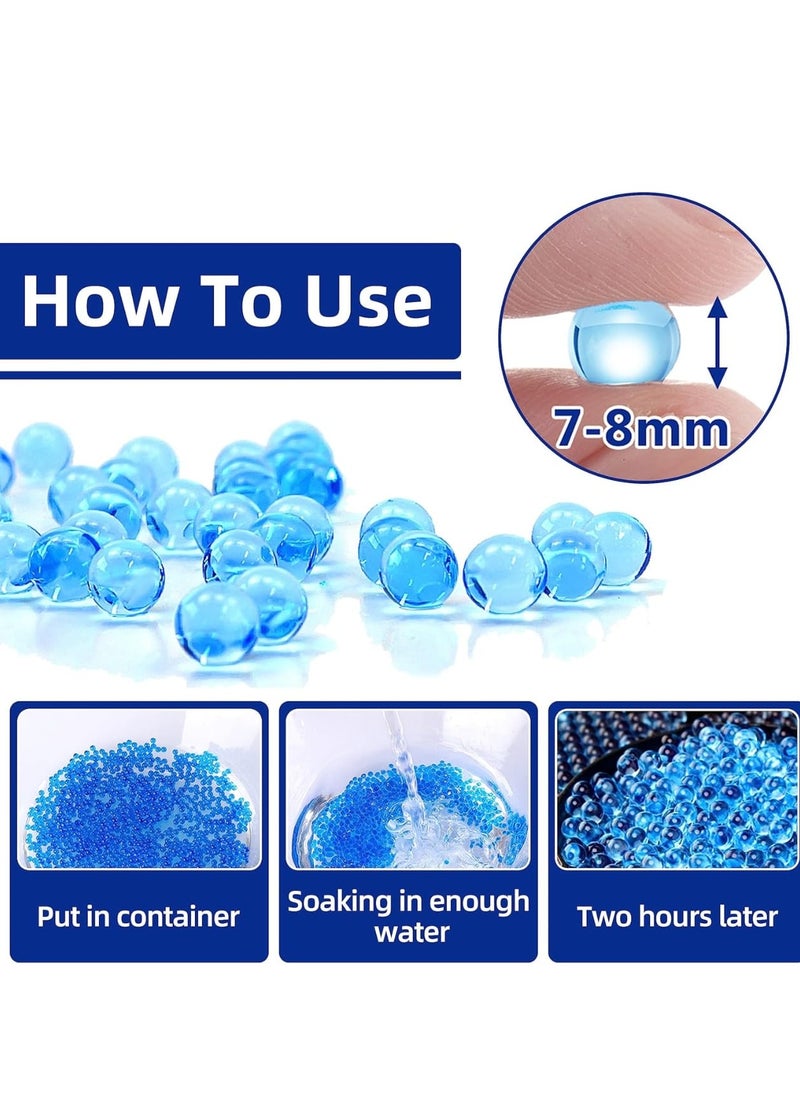 Generic - Water Balls Beads Refill Ammo (7-8 mm,1 Pack,12000 Pieces Per Pack),Gel Splater Ball Blaster Bullets Made of Non-Toxic Eco Friendly Water Ball Compatible with Splatter Gall Gun - Image 1
