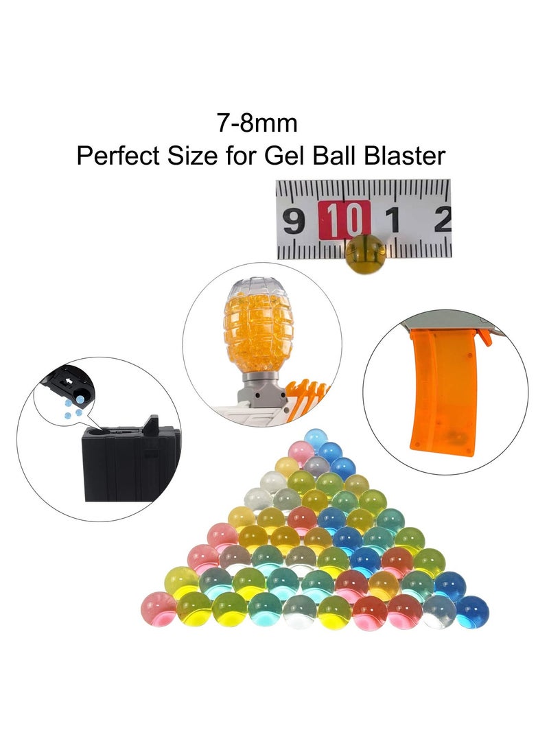 Generic - Water Balls Beads Refill Ammo (7-8 mm,1 Pack,12000 Pieces Per Pack),Gel Splater Ball Blaster Bullets Made of Non-Toxic Eco Friendly Water Ball Compatible with Splatter Gall Gun - Image 1