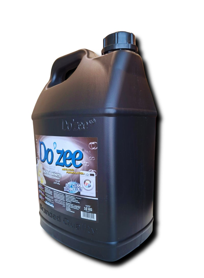 Do'zee Ultra White Liquid Laundry Detergent, 10 Liters - Image 4