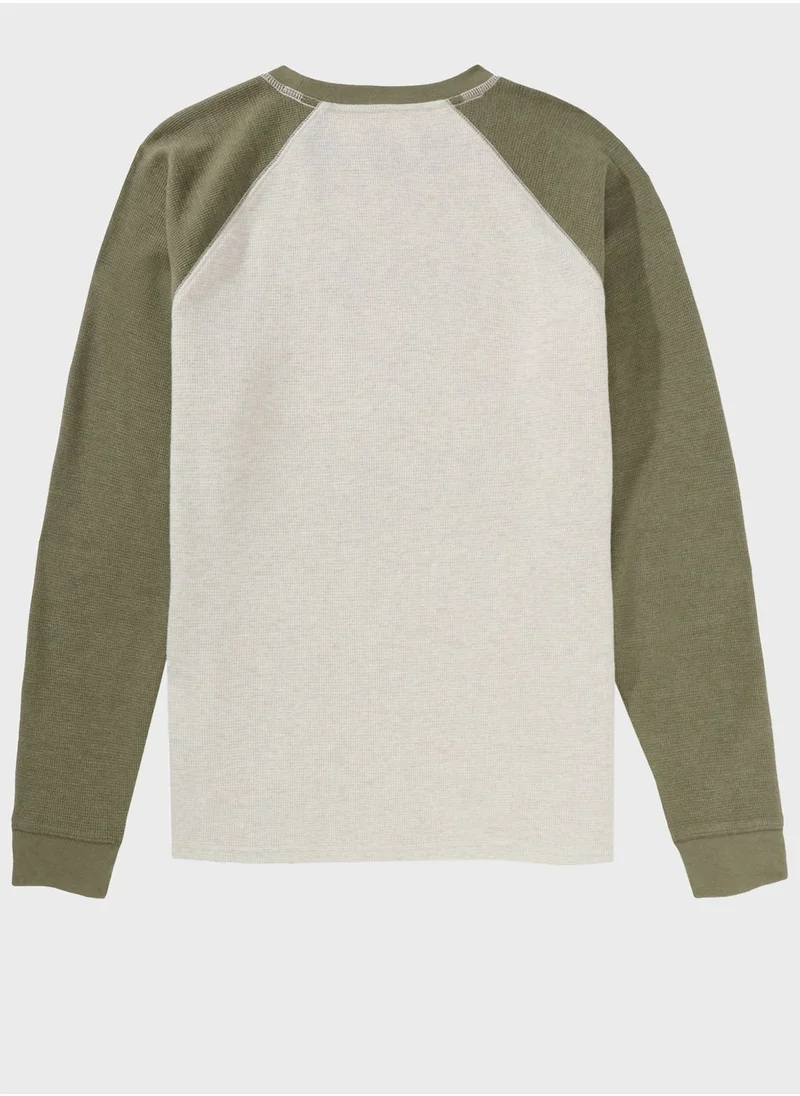 American Eagle Graphic Print Thermal T-Shirt