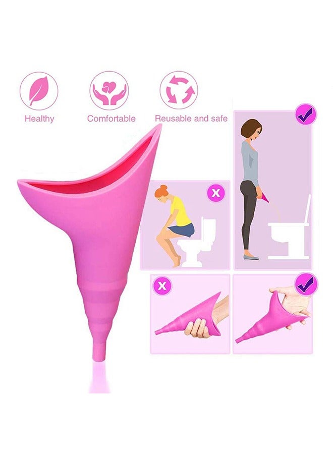 HY Female Urination Device, Portable Urinal, Reusable Urinal Funnel, Standing Funnel for Travel, Camping, Hiking, Outdoor Activities - Image 2