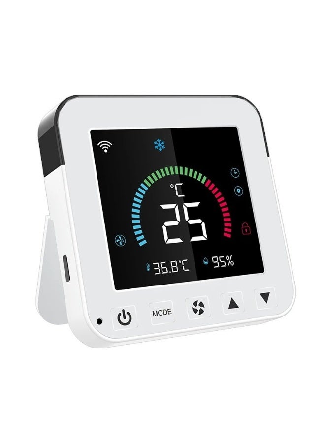 Universal Smart Thermostat for Remote Control of Air Conditioner with Color Backlight LCD Display and Temperature and Humidity - Image 1